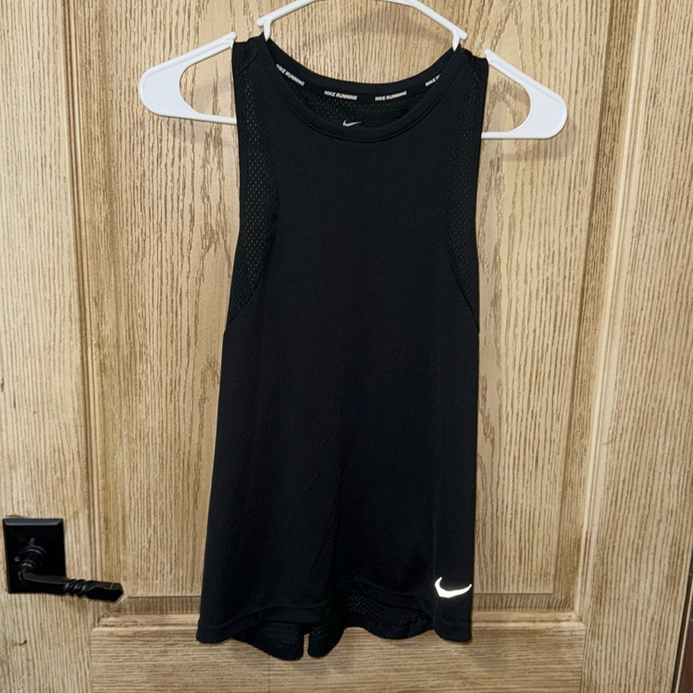 Nike black razor back top